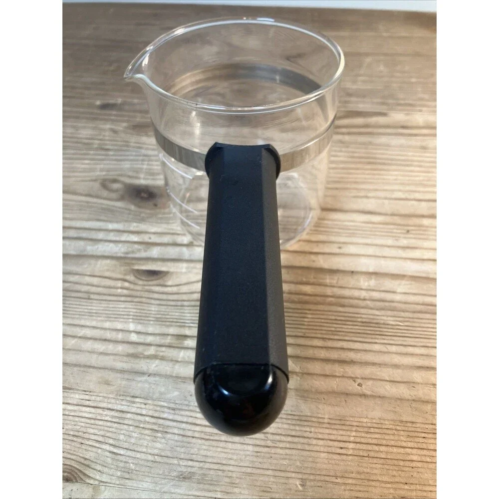 Krups 4 cup Black Espresso Glass Carafe Replacement No Lid